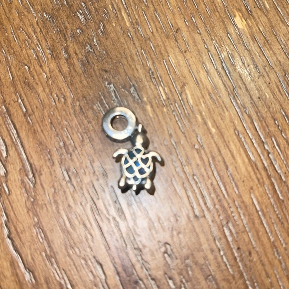 Pandora Murano Glass Sea TURTLE Dangle Charm - Picture 2 of 2
